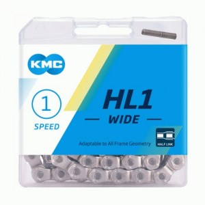 Αλυσίδα KMC HL 1 Wide Silver 